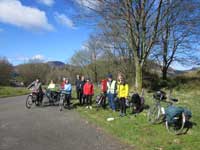 Group at the top of Glen Douglas