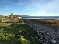 Berneray hostel and beach