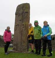 at one of the Aberlemno Pictish Stones