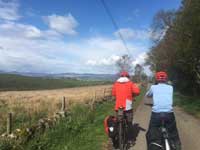 long descent toward Gargunnock